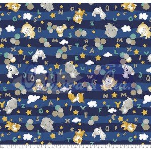 Bichinhos e Alfabeto cor 01 (Marinho) 